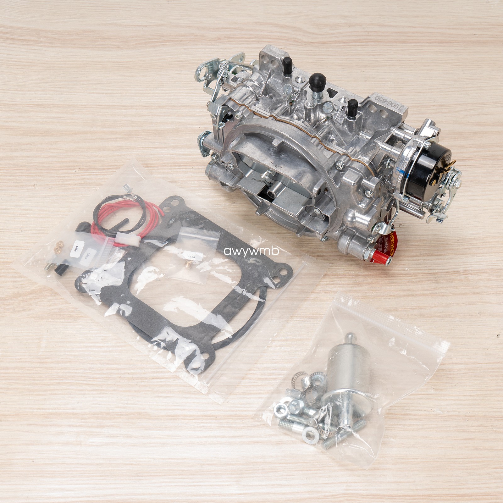 650 CFM 4 Barrel Carburetor Fit Edelbrock 1906 AVS2 Series Carb Electric Choke