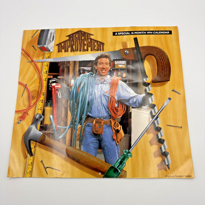 VTG 1994 Home Improvement 16-Month Calendar Clean NO WRITING Earl Hindman Estate