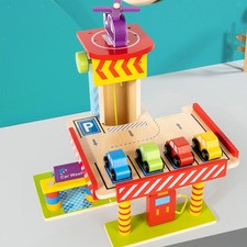 Garage en bois, jouet de simulation, cadeaux pour enfants, simulation