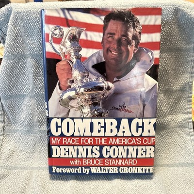 COMEBACK Dennis Conner signed Book