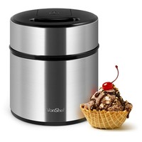Ice Cream Maker Machine – VonShef Frozen Yoghurt Maker, Easy Operation – 2L
