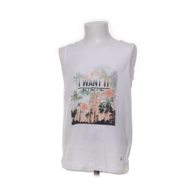 Crush Denim, Tank­top, Größe: 152, Weiß/Mehrfarbig, Print, Mädchen #gGb