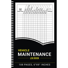 Vehicle Maintenance Log Book: Automotive Repair Service Record Book, Oil...