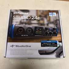 PreSonus Studio 24c USB-C 2-Channel Audio Interface w/ Software, 24-bit/192 kHz