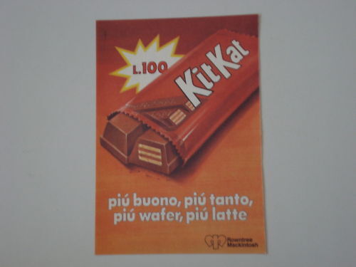 advertising Pubblicità 1977 KITKAT KIT KAT - Photo 1 sur 1