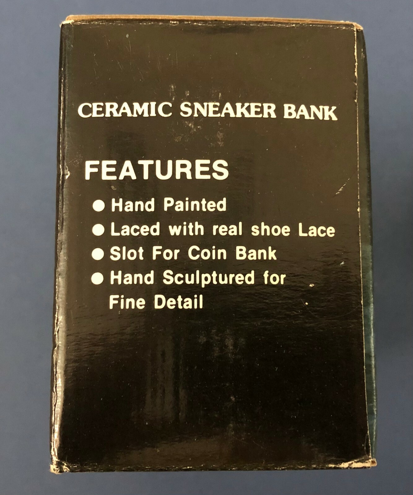 Vintage, Price Products Ceramic Sneaker Bank. New in Box.  