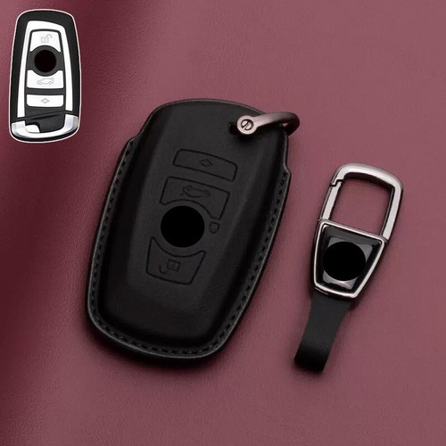 Funda de cuero genuino para llave de coche para BMW 1 2 3 4 5 M2 M3 M4 M5 M6 X3 X4 X5 X6 - Imagen 3 de 12