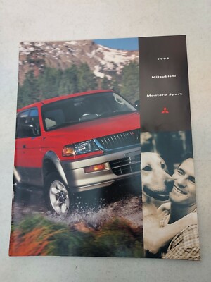 1998 Mitsubishi Montero Sport XLS SUV Dealer Brochure Book 10'' x 12''