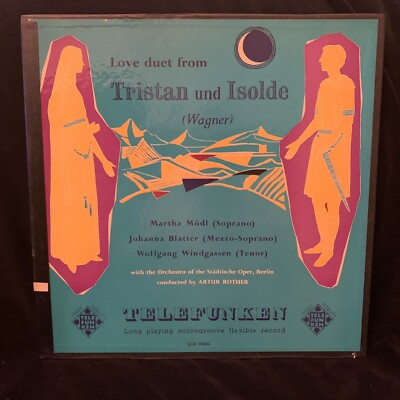 WAGNER Love Duet Tristan & Isolde - MODL - ROTHER - TELEFUNKEN UK LP black-gold