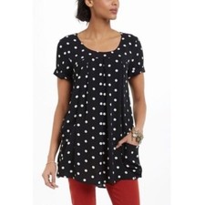 Holding Horses Polka Dot Tunic Top, XS