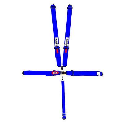 Crow Safety Gear 11003B, Kit Blue 5-Pt Harness Small Latch Blu Bolt In Blk Hardw