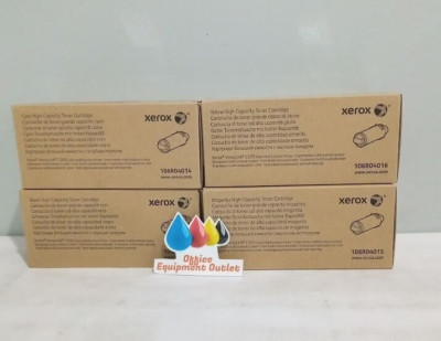 Xerox Versalink C505 Toner Set Yellow Magenta Cyan Black