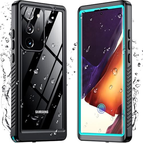 for Case Waterproof, [Military-Grade Drop Samsung Galaxy Note 20 Ultra Teal