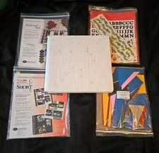 Creative Memories Albums LOT  Pages Scrapbook Kit Shaps Cut outs Stickers