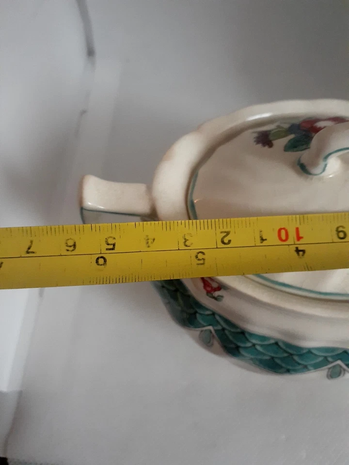 Azúcar Royal Doulton Lowestoft ramo con tapa  Foto 4 de 4