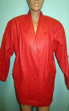 G-iii Women Amazing Vintage Bright Read Coat Jacket Size M Wow !!