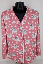 BABY YODA GROGU Womens Sleepwear Top SIZE L Munki Munki Star Wars Slumber Pajama
