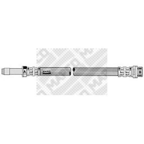 Mapco 3981 Bremsschlauch 455mm - Für Ford Escort Hinterachse