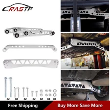 Rear Lower Control Arms Subframe Brace Tie Bar Kit For Honda Civic  EK