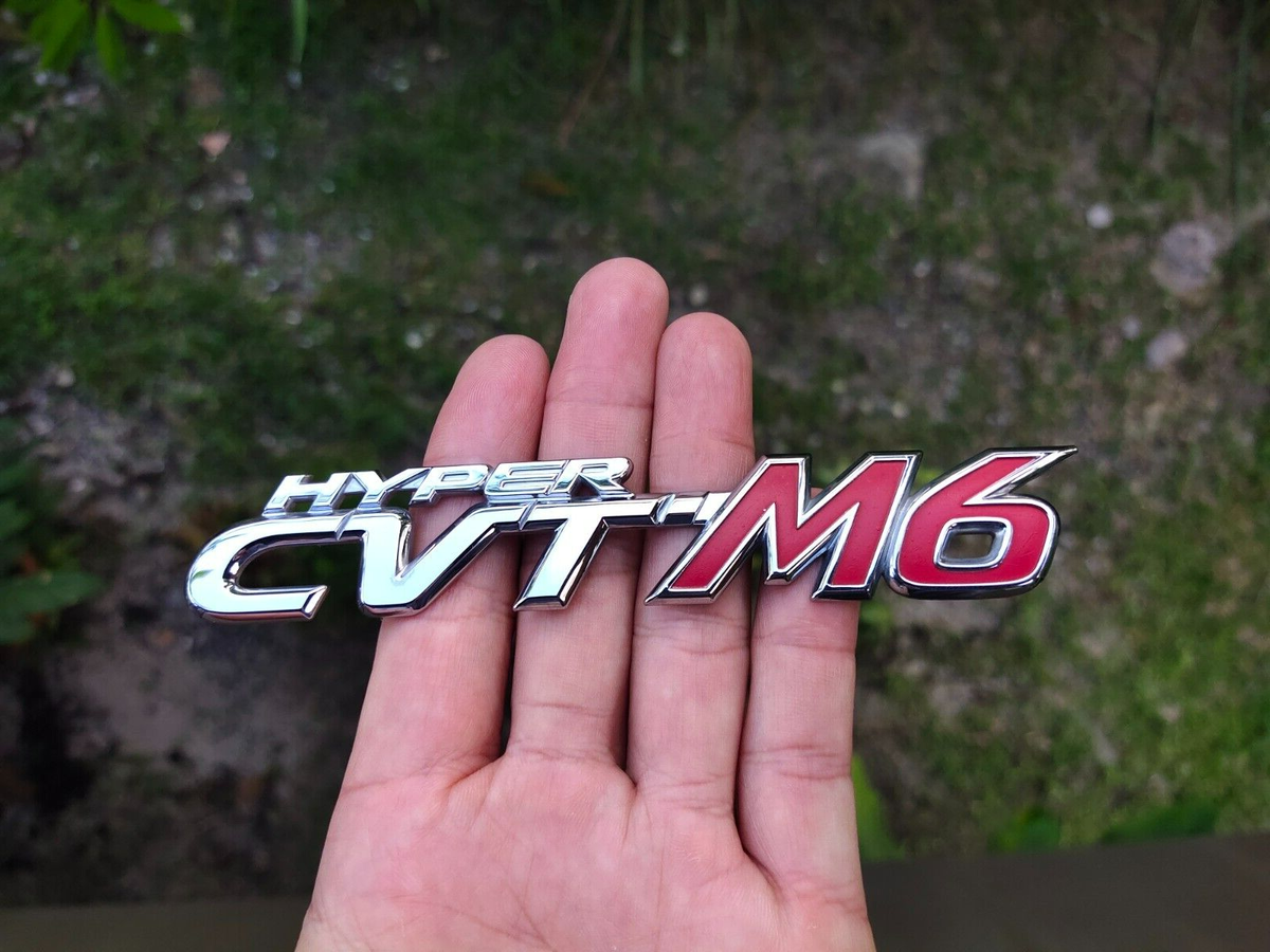 HYPER CVT M6 Rear Trunk Emblem Badge Fit NISSAN PRIMERA P11 P10