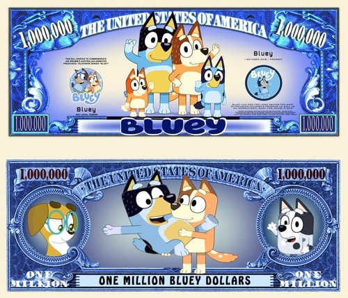 Kid Stuff Cartoons Set of 20 Million Dollar Bill Funny Money Notes ...