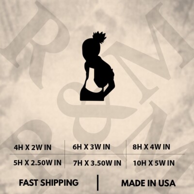 Shikamaru|Kid|Naruto|Anime|silhouette|Vinyl Sticker|Decal for Window|Laptop|Car