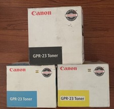 Genuine Canon GPR-23 Toner Black, Cyan Yellow Open Box