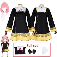 Adult Kid Cosplay Anime SPY X FAMILY Anya Forger Costume Dress Uniform Clothes