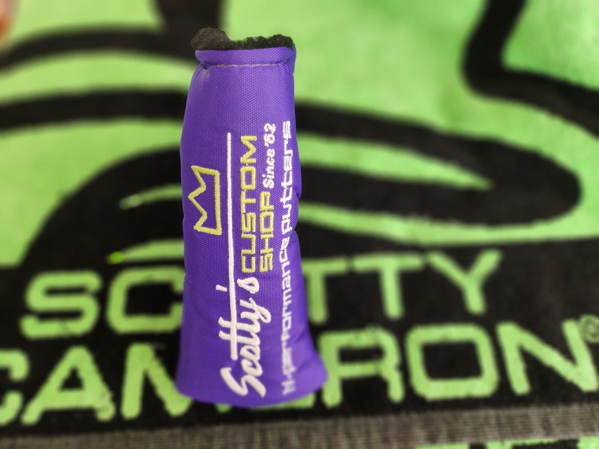 値下げ　Scotty Cameron エアロ　マーカー 紫 収納袋付き 値下げ Scotty Cameron エアロ マーカー 紫 収納袋付き 値下げ Scotty