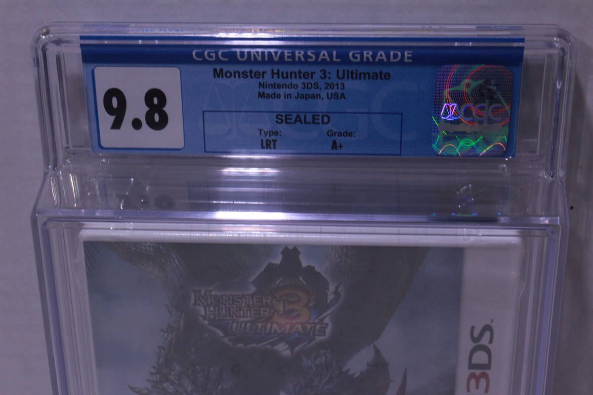 Monster Hunter 3 Ultimate (Nintendo 3DS, 2013) Graded CGC 9.8 A+