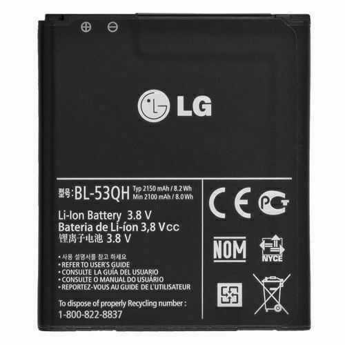 New OEM LG BL-53QH Optimus L9 P769 P768  P765 P760 P875 Optimus F5 Battery - Picture 1 of 2