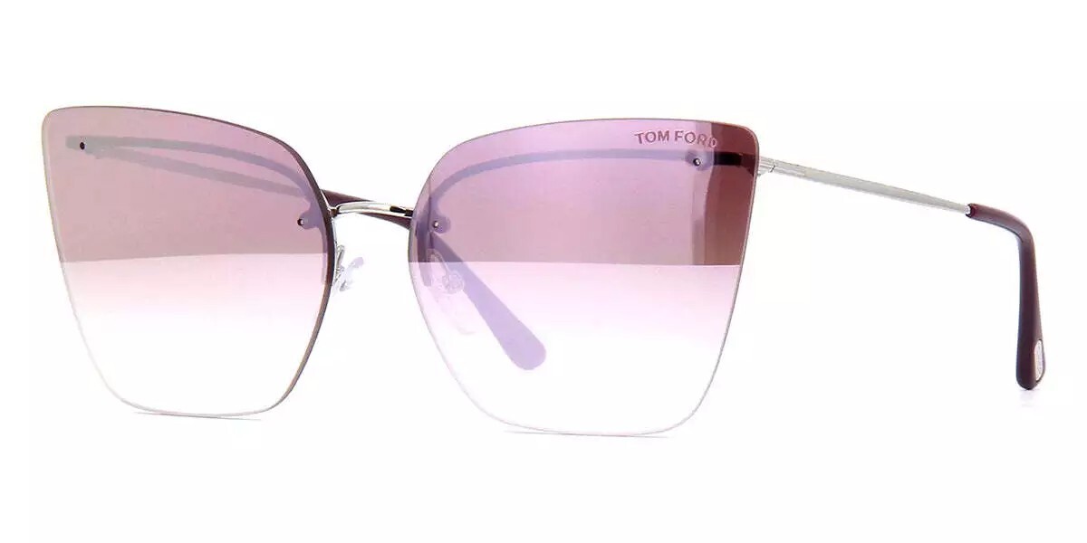 Tom Ford Camilla-02 FT 0682 28c Rose Gold / Grey Mirror  display picture 2