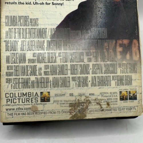 Big Daddy VHS Adam Sandler Columbia Pictures Rated PG-13 NTSC - Picture 3 of 5