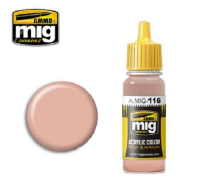 Ammo MIG 116 (F549) - Acrylic Paint Basic Skin Tone for figures 17ml Bottle -1st