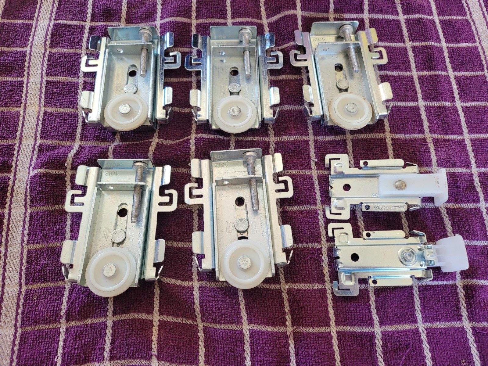 Sliding Wardrobe Door Bottom Roller Wheels Replacement Parts-image