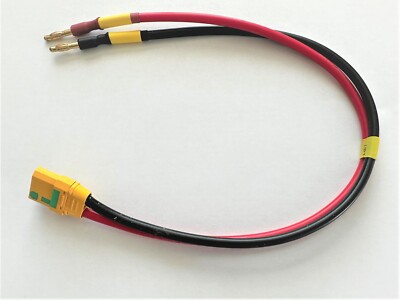 XT90 Female Anti Spark to 4MM Bullet 6'',12'',,18'',24'' Gauge 14,12,10 Charge Cable