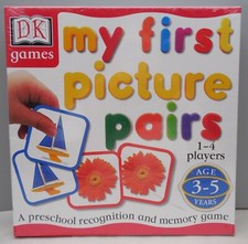 Preschool Memory Matching Cards My First Picture Pairs DK Educational NEW