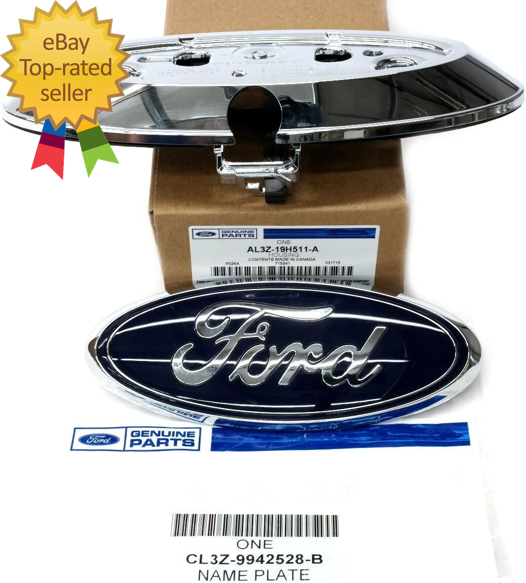 Tailgate Emblem Housing For Ford F150 F250 F350 2009-2015 - Silver Backup Camera Bezel, Direct Fit - View #9