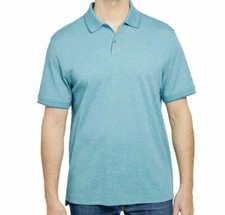 Members Mark Men's Cotton Blend Polo Shirt Jade Medium or Large