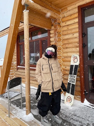 Man Woman Skiing Baggy Pants Warm Loose Skying Ski Trousers Winter Snow Pants - Picture 6 of 24