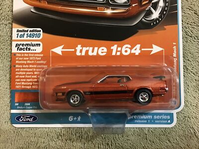 ミニカー made in Western Germany 1973 FORD MUSTANG MACH 1 - 2022 Auto World Premium Vintage Muscle