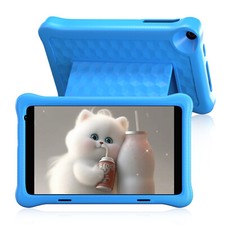 Jeazans Kids Tablet 8'' Android 12 Tablet for Kid 3-12, 2 32GB Parent Cont Blue