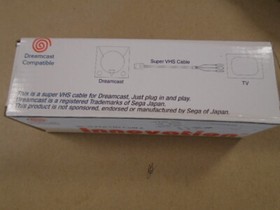 Sega Dreamcast  Adapter Super VHS SVHS Heavy Duty High Quality Original Cable 