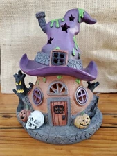 Led Halloween Haunted Hat House 7" (2015)