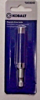 Kobalt 0459040 3-1/4'' Compact Magnetic Screw Drive Guide Bit Tip Holder