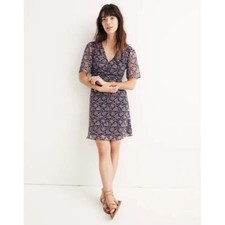 Madewell Orchard Flutter Sleeve Mini Dress 4