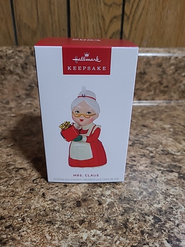 2024 Hallmark Keepsake Mrs. Claus Limited Edition Porcelain Ornament. Brand New.
