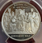 1880 COLOGNE COMPLETION MEDAL PCGS SP63 WHITE METAL — photo 5