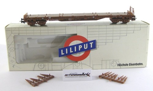 Liliput 201 96 H0  Güterwagen Rungenwagen der SNCB mit OVP X00001-19597 | Zustand: Gebraucht