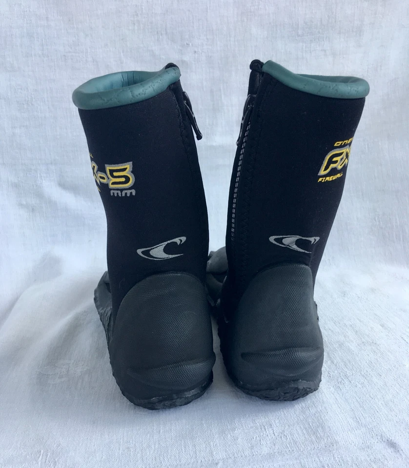 Botas húmedas O'Neill FX-5 Firewall punta redonda cremallera lateral limpias/para mujer talla 8 Foto 3 de 4